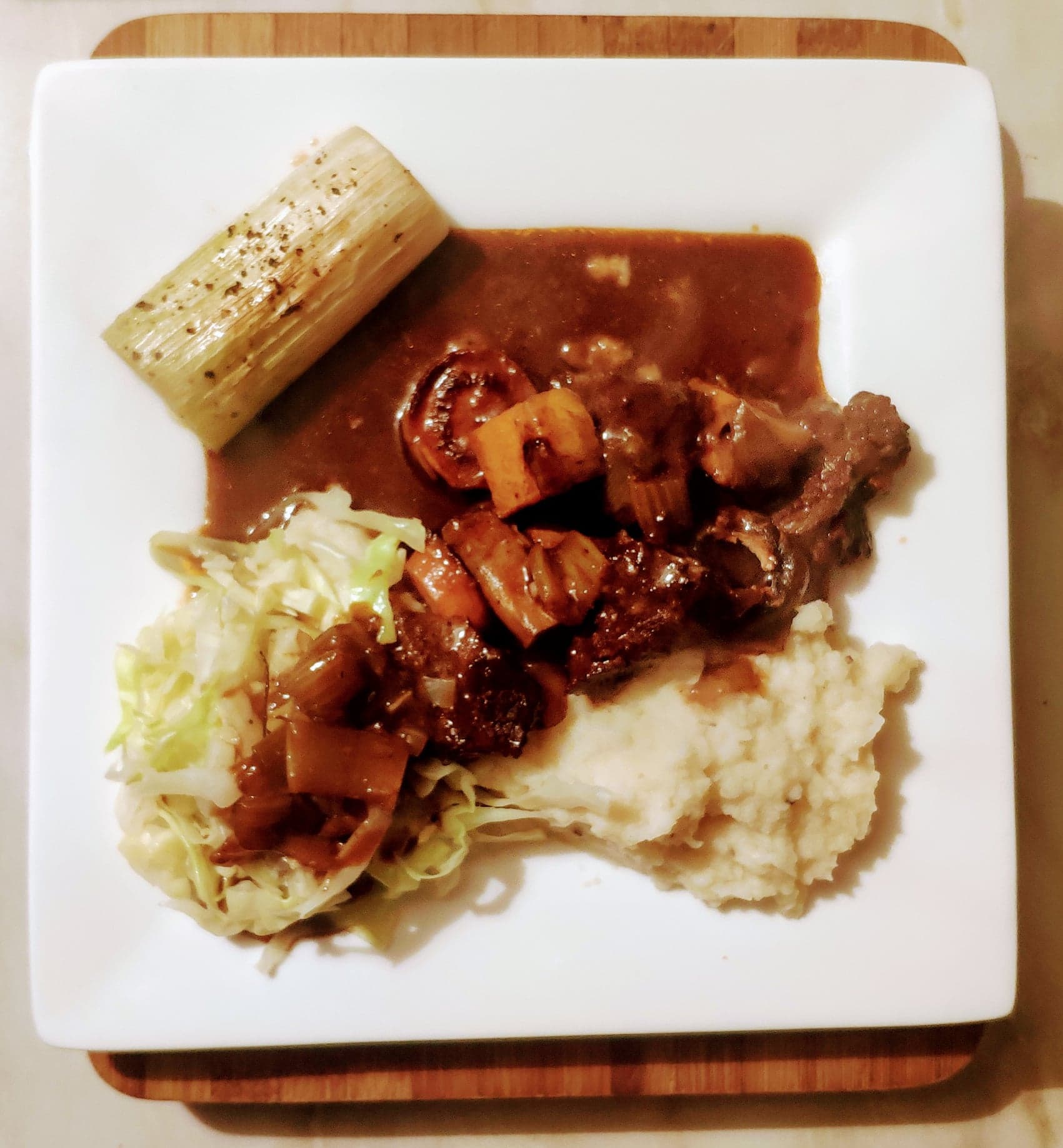 Braised Ox Cheeks with Wild One Imperial Stout