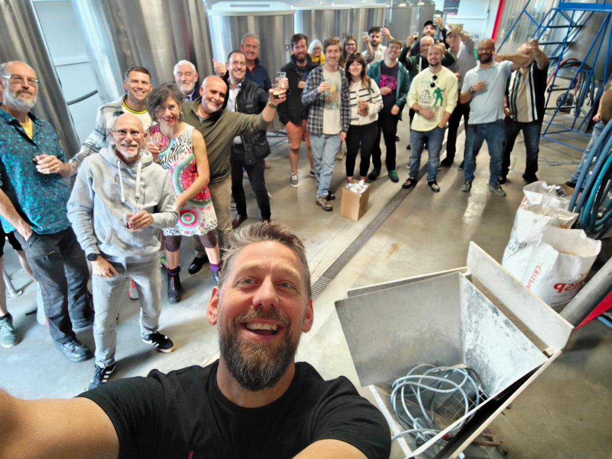 Brewery tour in progress