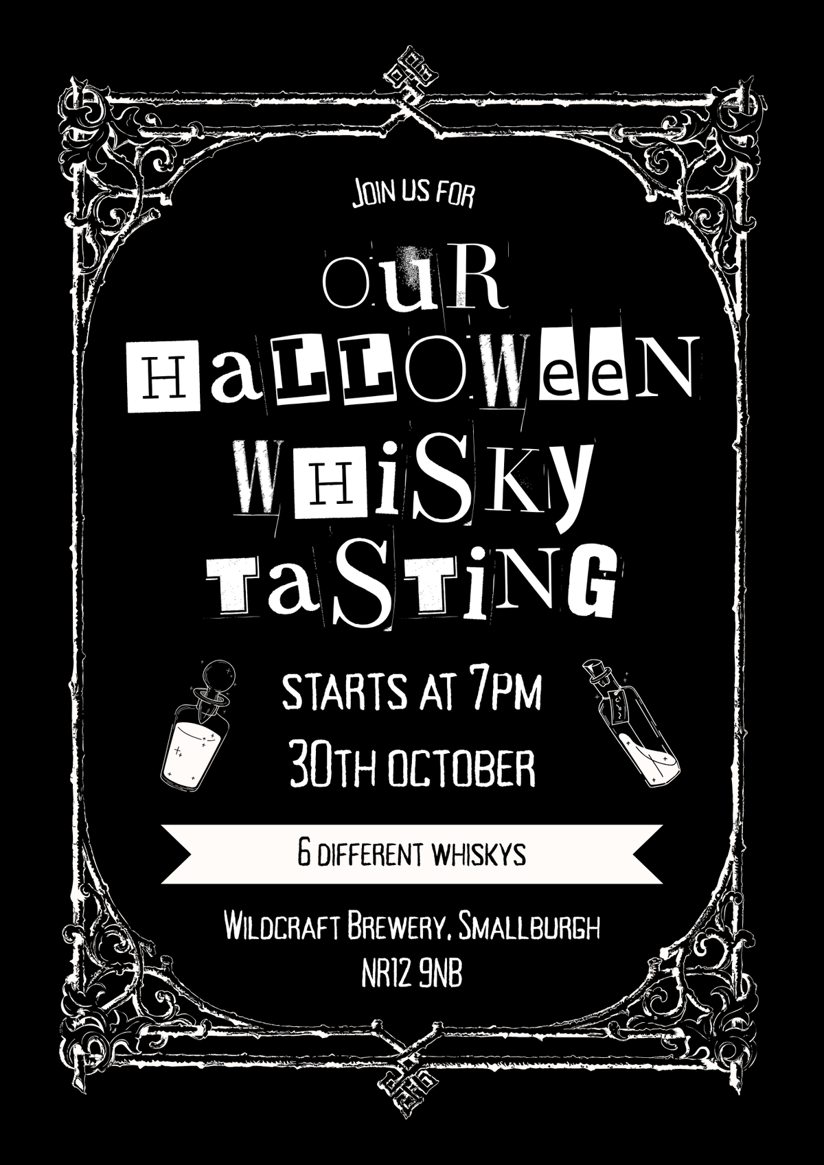 Halloween Whisky Tasting - Friday 30th October 2026