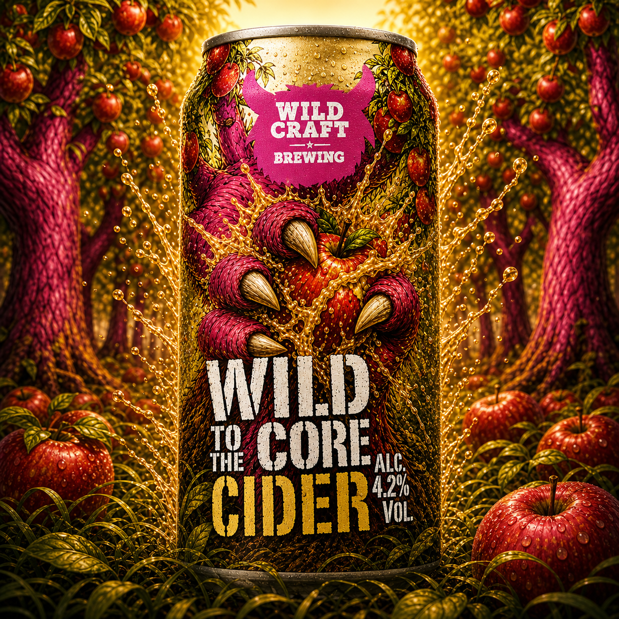 Wild to the core - Medium Dry Cider - 4.2%