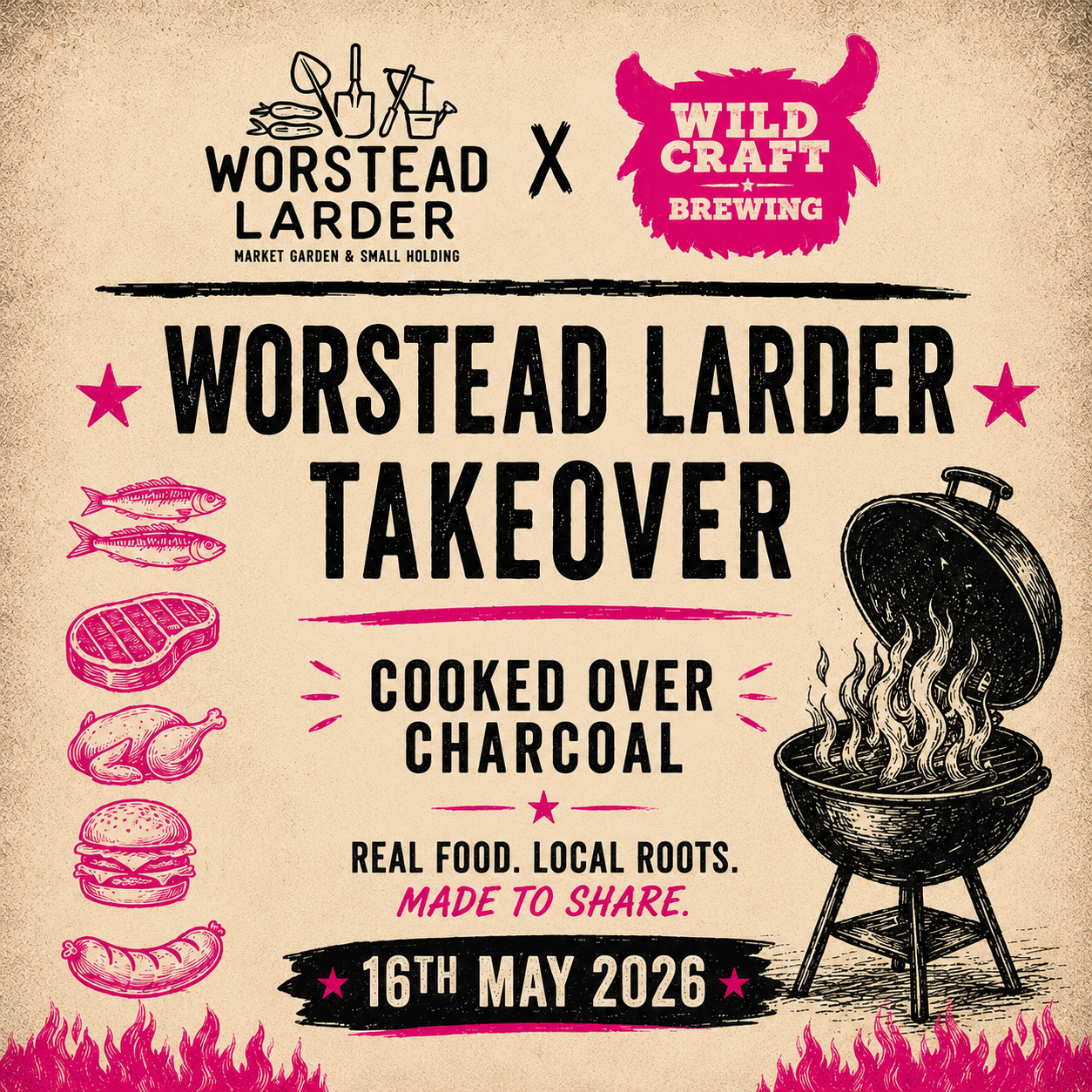 Worstead Larder x Wildcraft Takeover