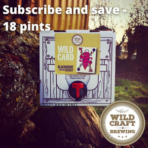 Subscribe and save - 18 pint Polypin - Local delivery only - Wildcraft Brewery