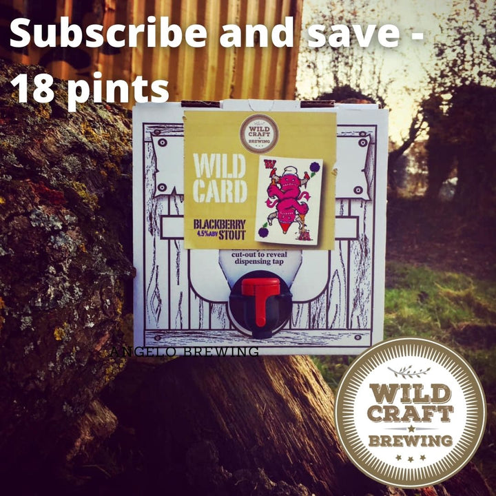 Subscribe and save - 18 pint Polypin - Local delivery only - Wildcraft Brewery